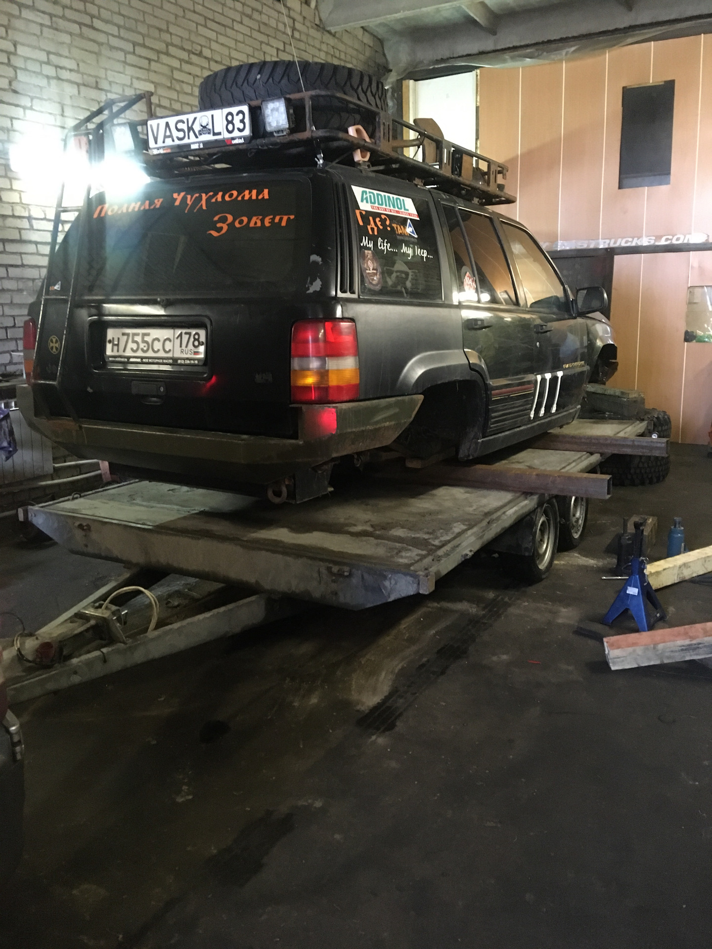 Началось — Jeep Grand Cherokee (ZJ), 5,2 л., 1995 года | тюнинг | DRIVE2