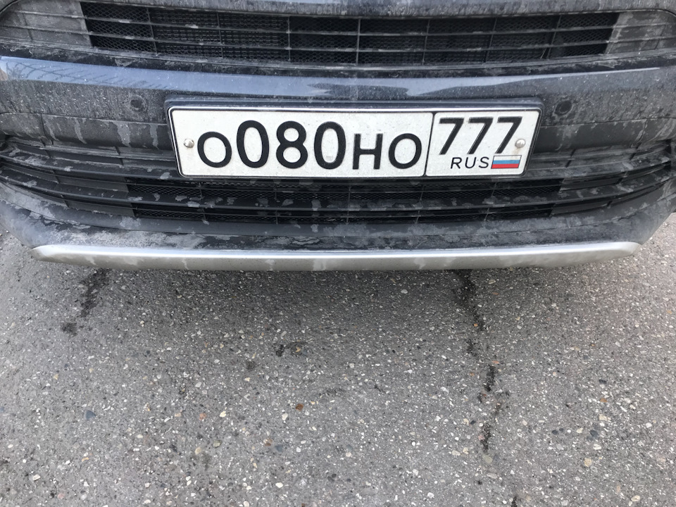 Накладка на губу (ремонт) — Toyota RAV4 (IV), 2,5 л, 2018 года ...