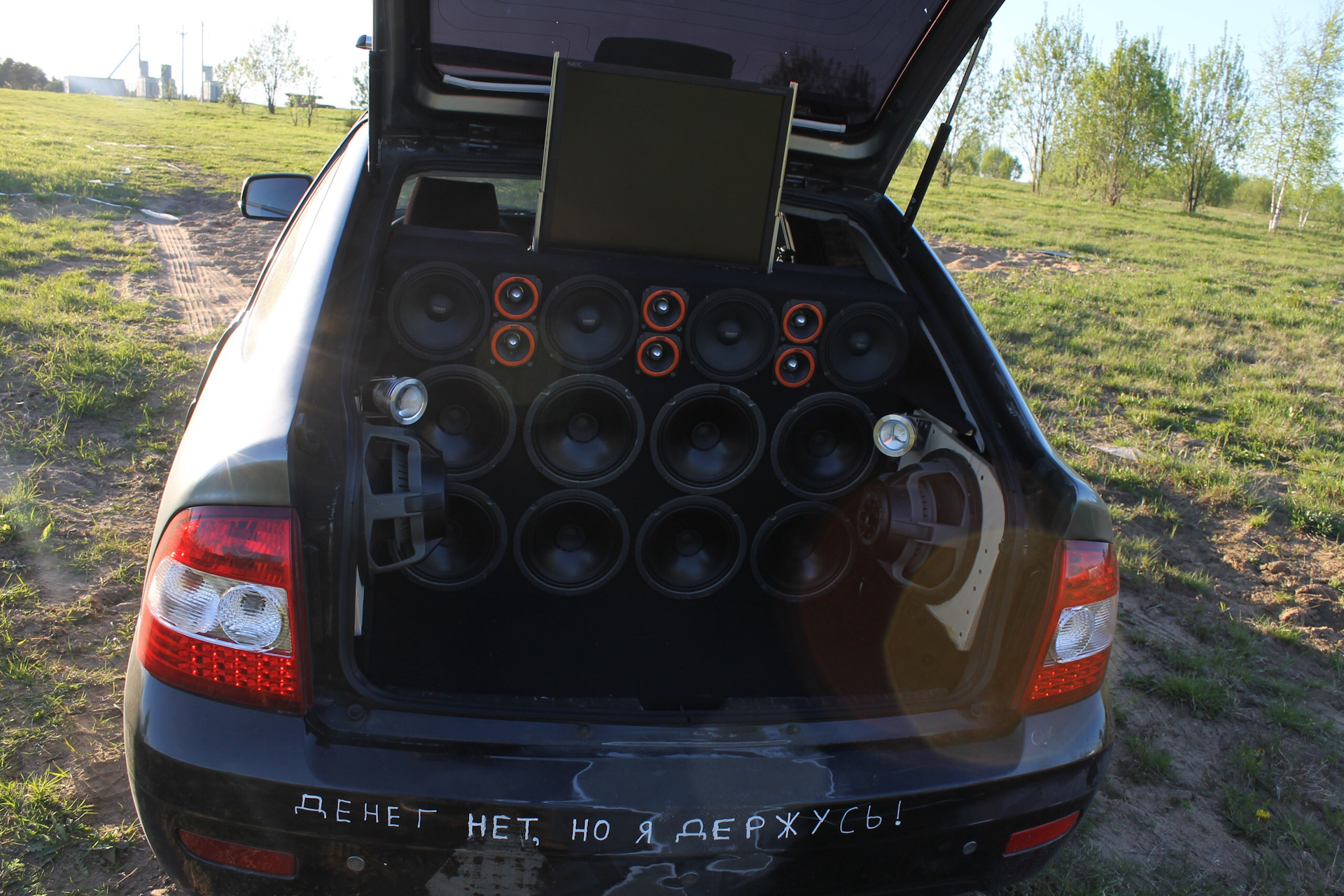 Установка монитора в приору, Багажник Pimp My Ride — Lada Приора ...