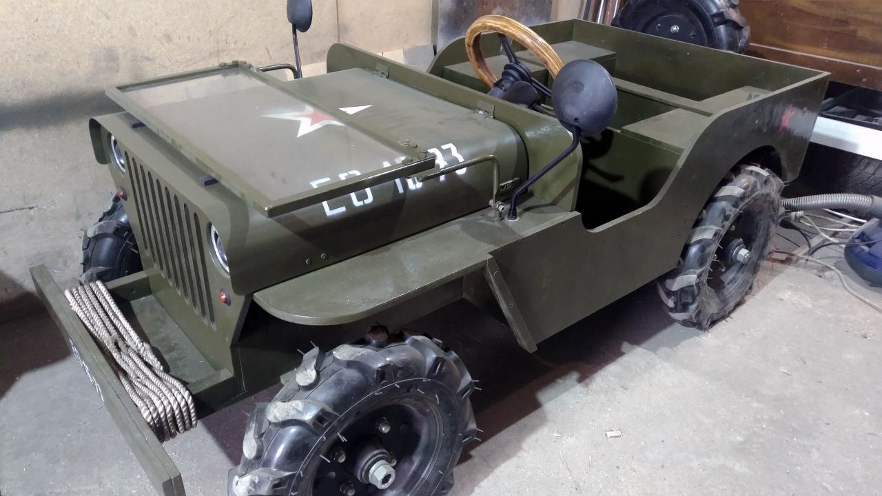 Mini Willys MB (электро) Самоделка для сына | Самоделка для сына на DRIVE2