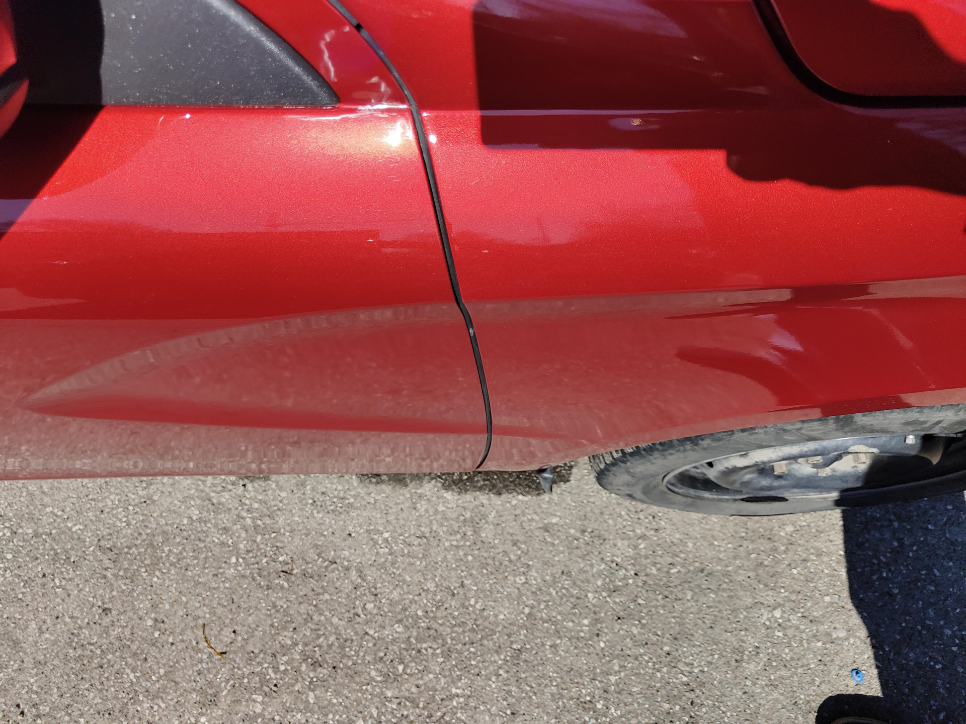 Покраска по КАСКО, правые передние дверь, крыло и порог — Lada Vesta SW ...