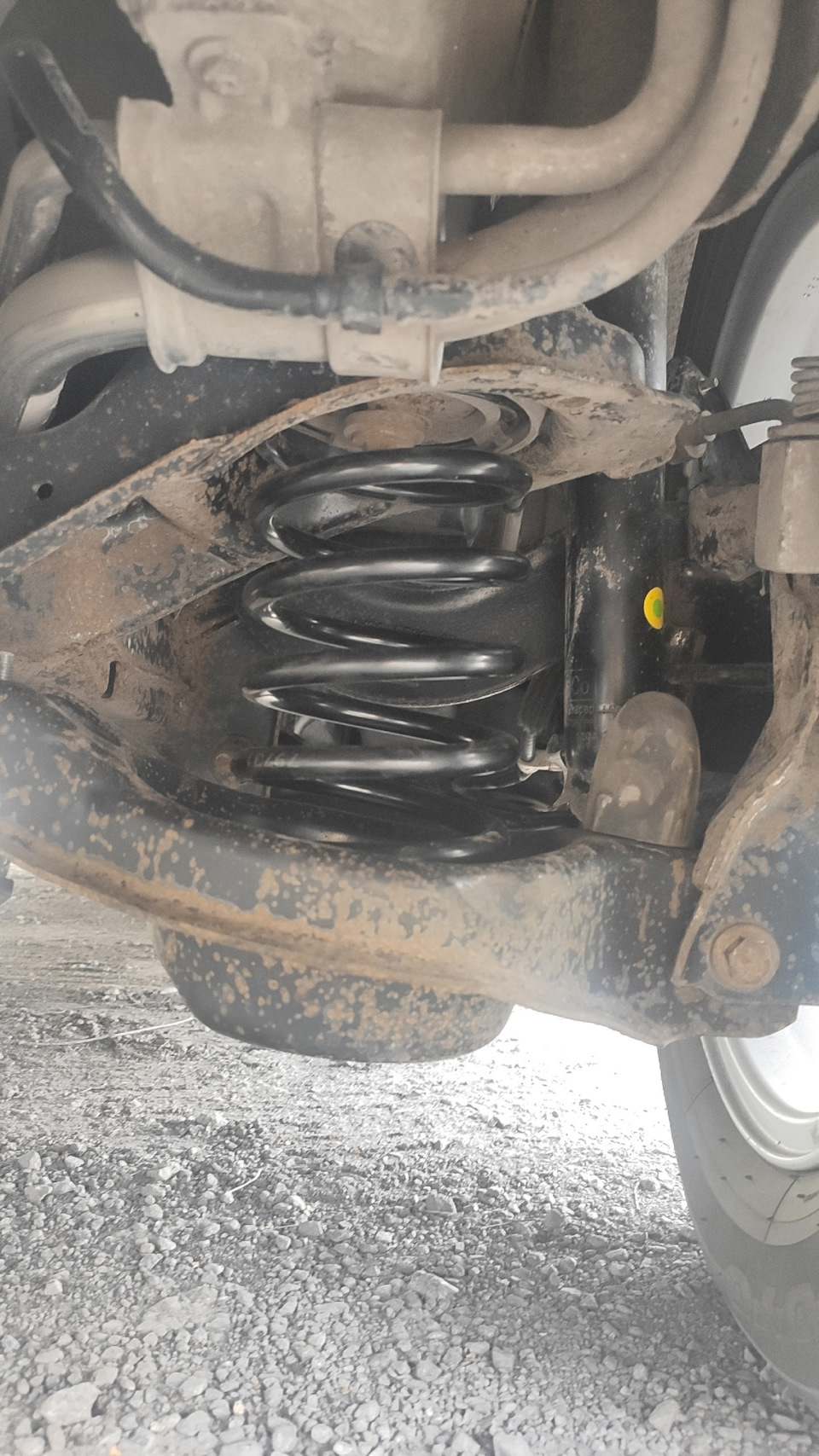 Новая задняя правая пружина — Ford Focus Hatchback III