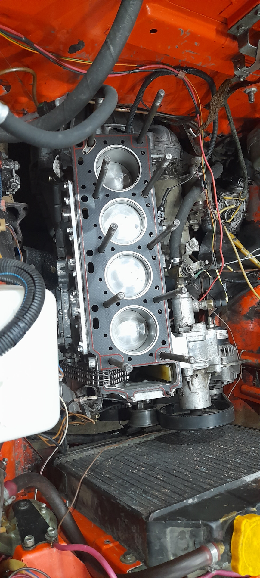 Цепочки поршней — Москвич 412, 1,5 л, 1979 года | запчасти | DRIVE2