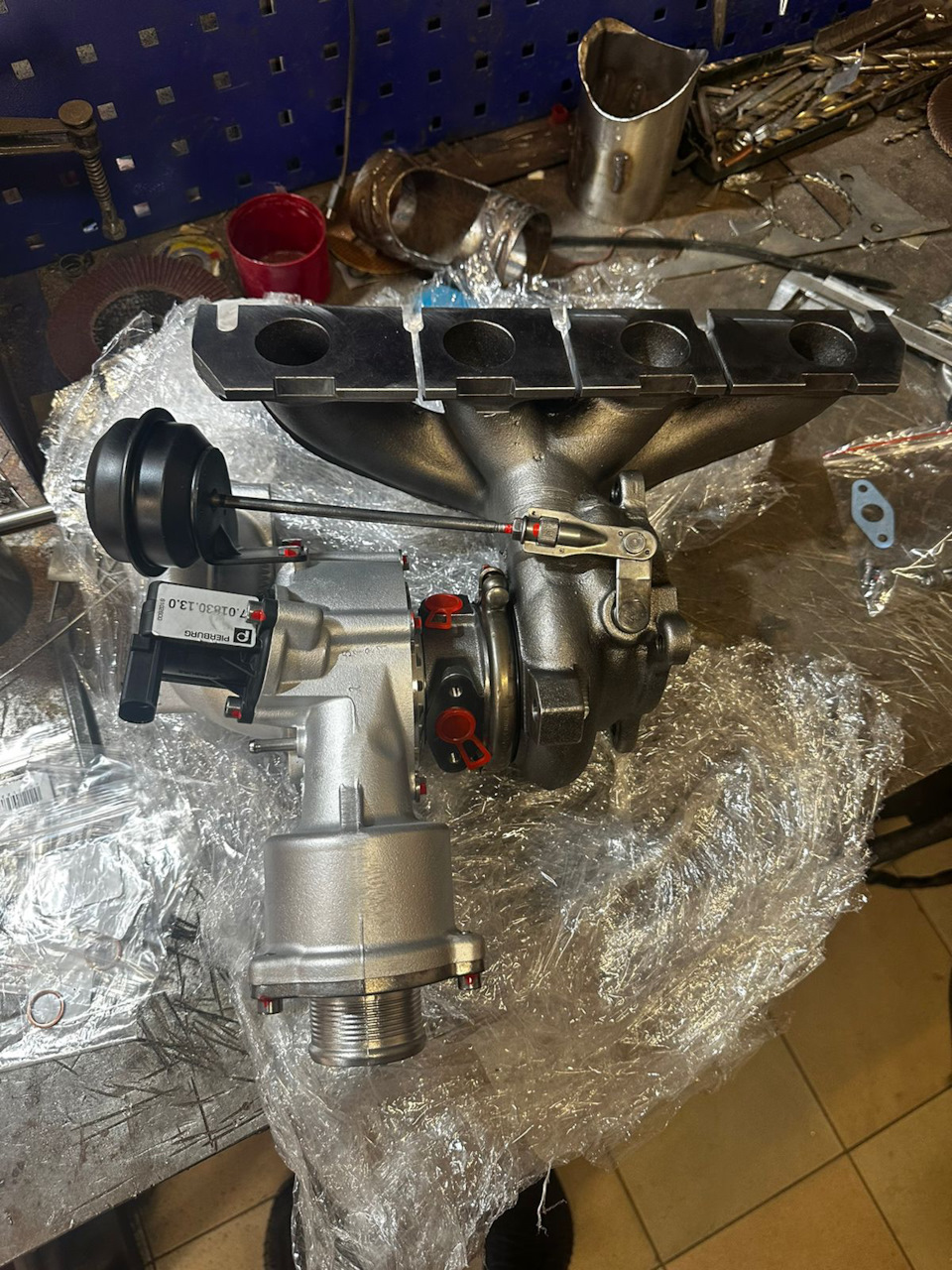 Ребилд турбины + замена кулька — Audi A5 (1G), 2 л, 2009 года | визит ...