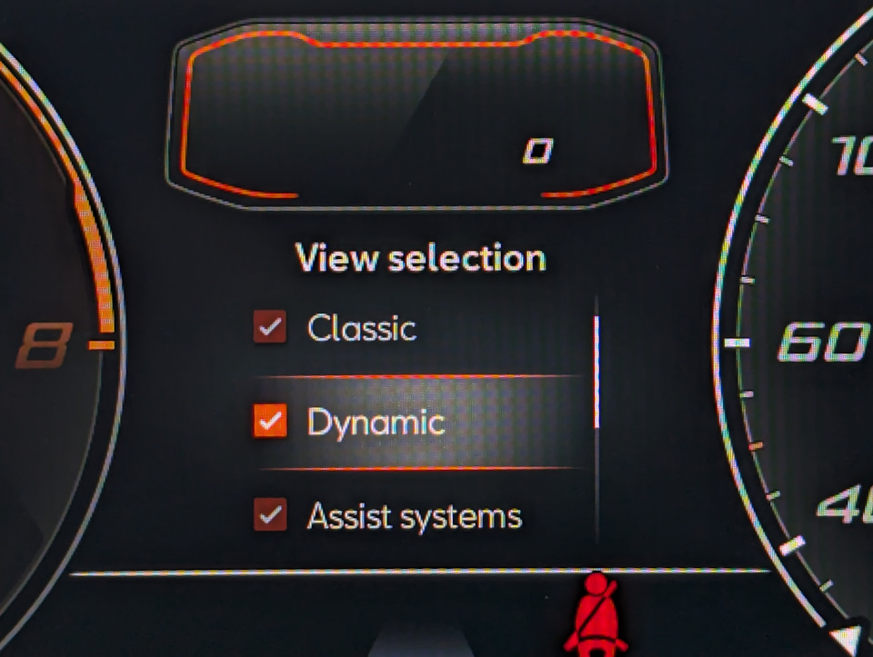 Dynamic view selection — Cupra Formentor VZ