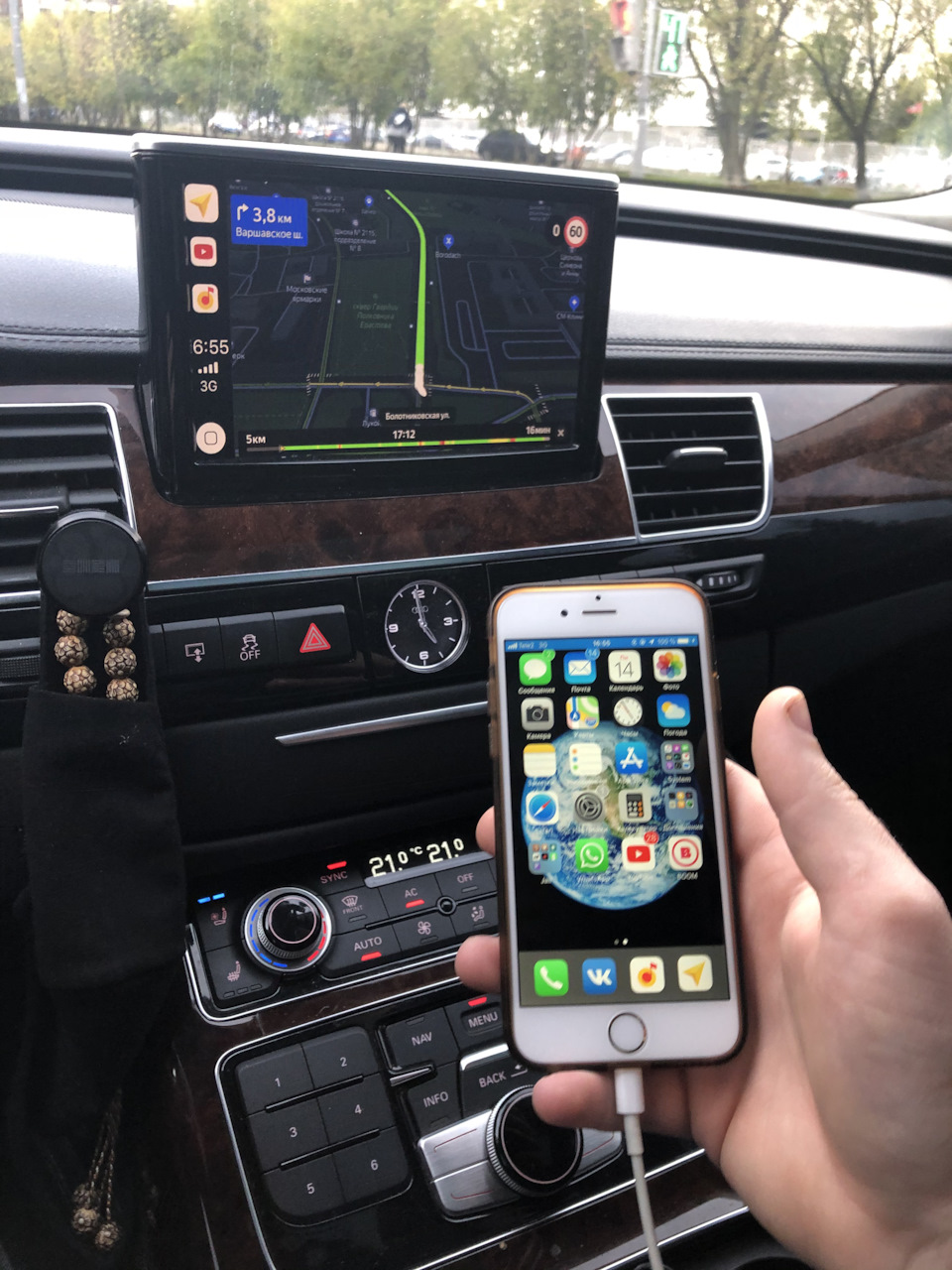 Если CarPlay, то тока с jailbreak! — Audi A8 (D4), 4,1 л, 2012 года |  аксессуары | DRIVE2