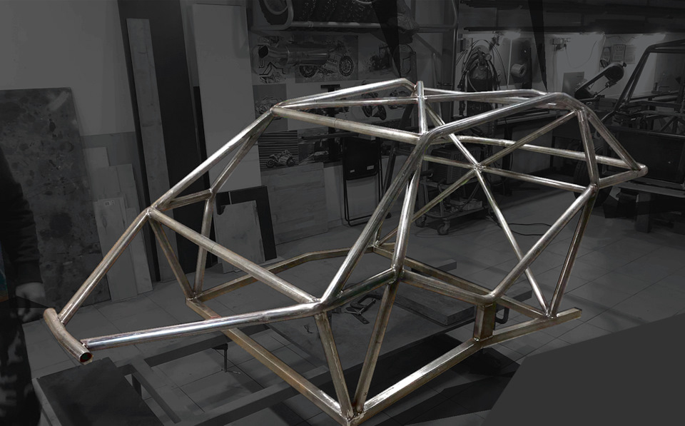 1 серия. Пространственный каркас — Багги 500 сил на тонну, 1,6 л, 2020 ...