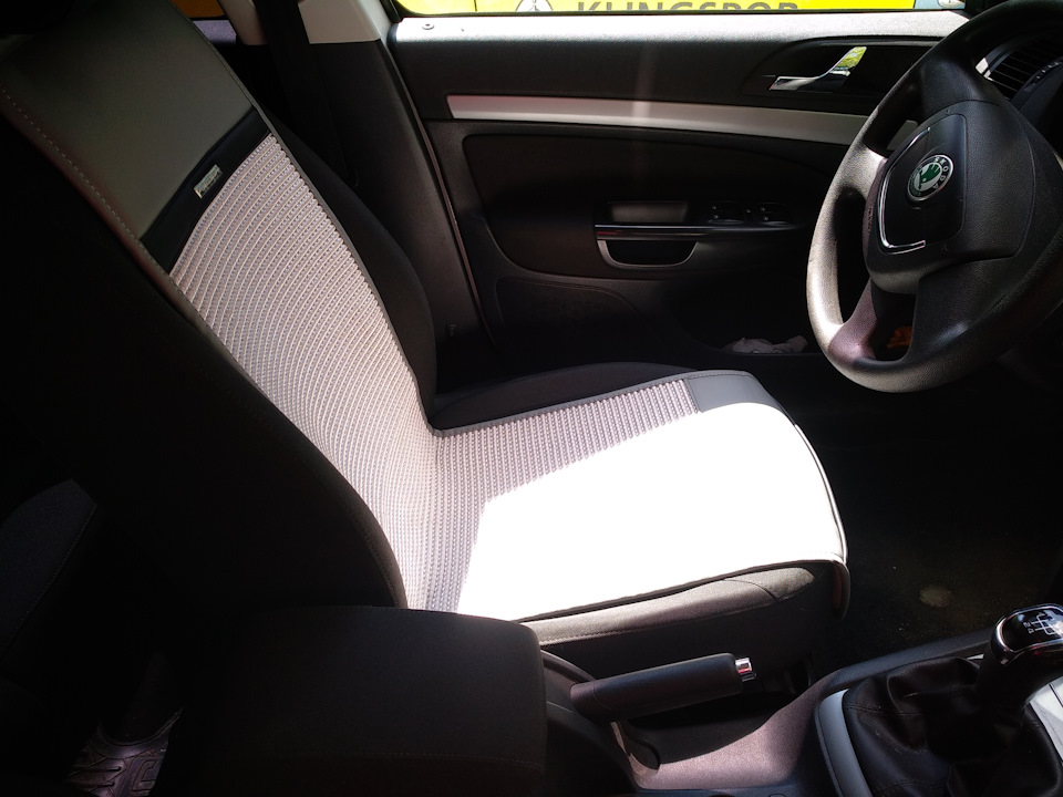 Накладки на сидения, дубль 2 — Skoda Octavia Combi A5 Mk2, 1,6 л, 2012 ...