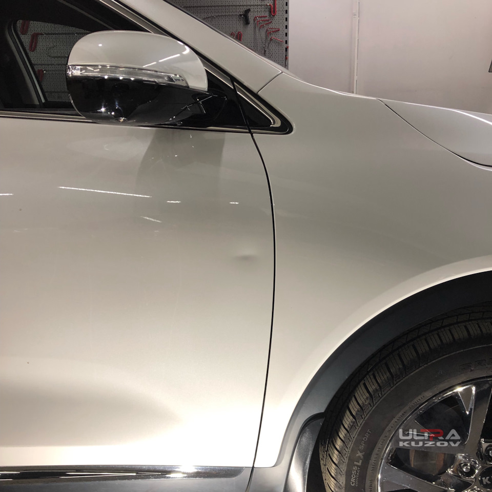 Удаление вмятины на двери Kia Sorento — ULTRAkuzov на DRIVE2