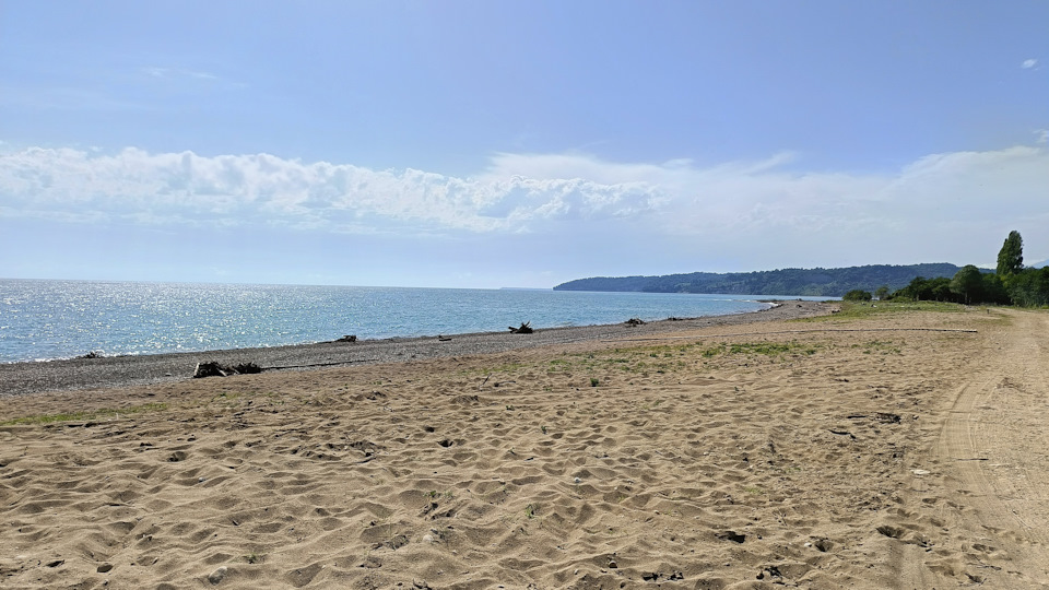 Возле Золотых песков. Тут больше похоже на золотой песок… — Subaru Impreza (GD/GG)