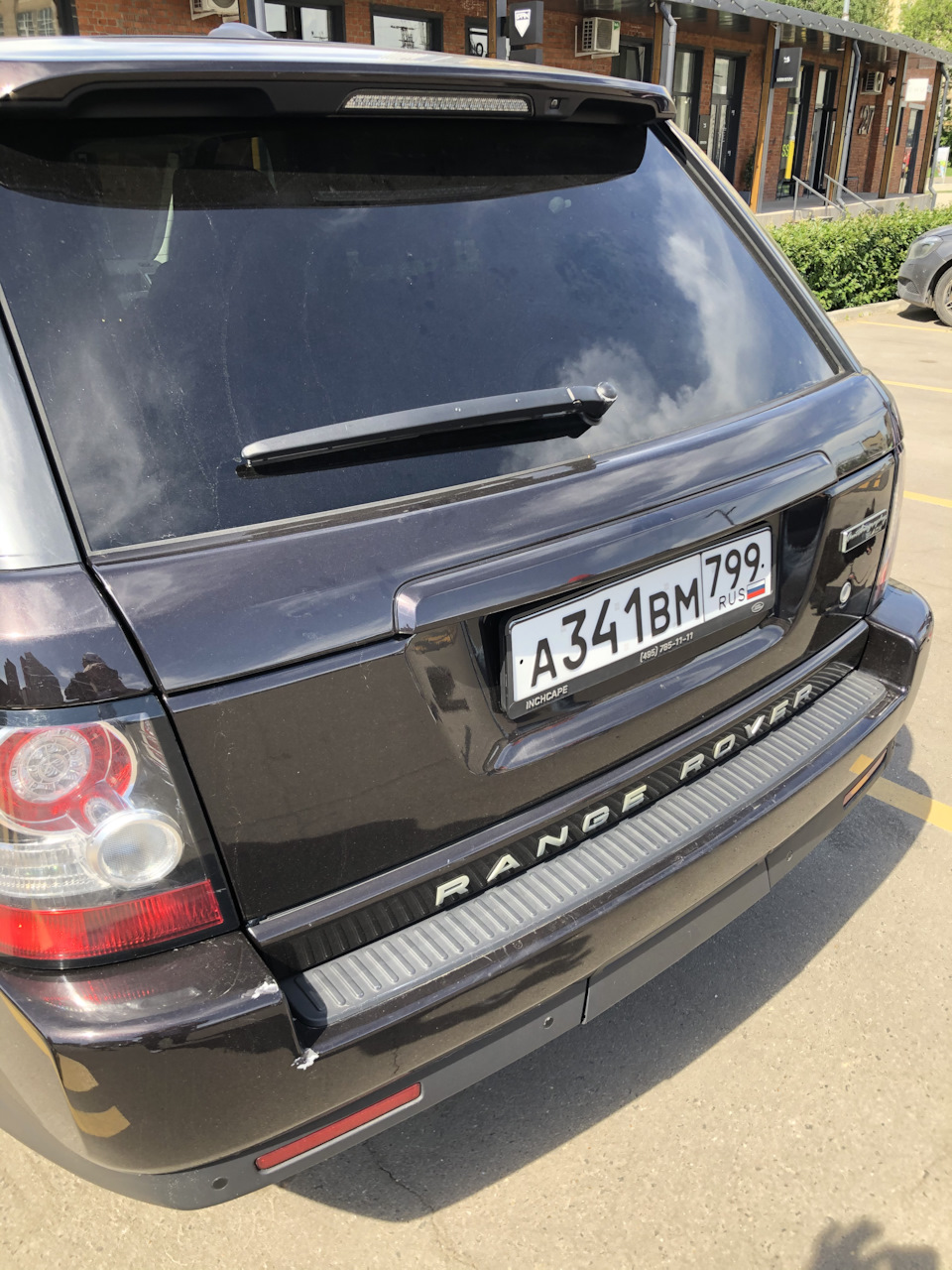 Накладка крышки багажника — Land Rover Range Rover Sport (1G), 3,6 л, 2010  года | стайлинг | DRIVE2