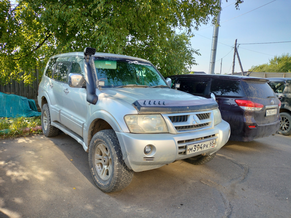 Шноркель — Mitsubishi Pajero (3G), 3 л, 2002 года | тюнинг | DRIVE2