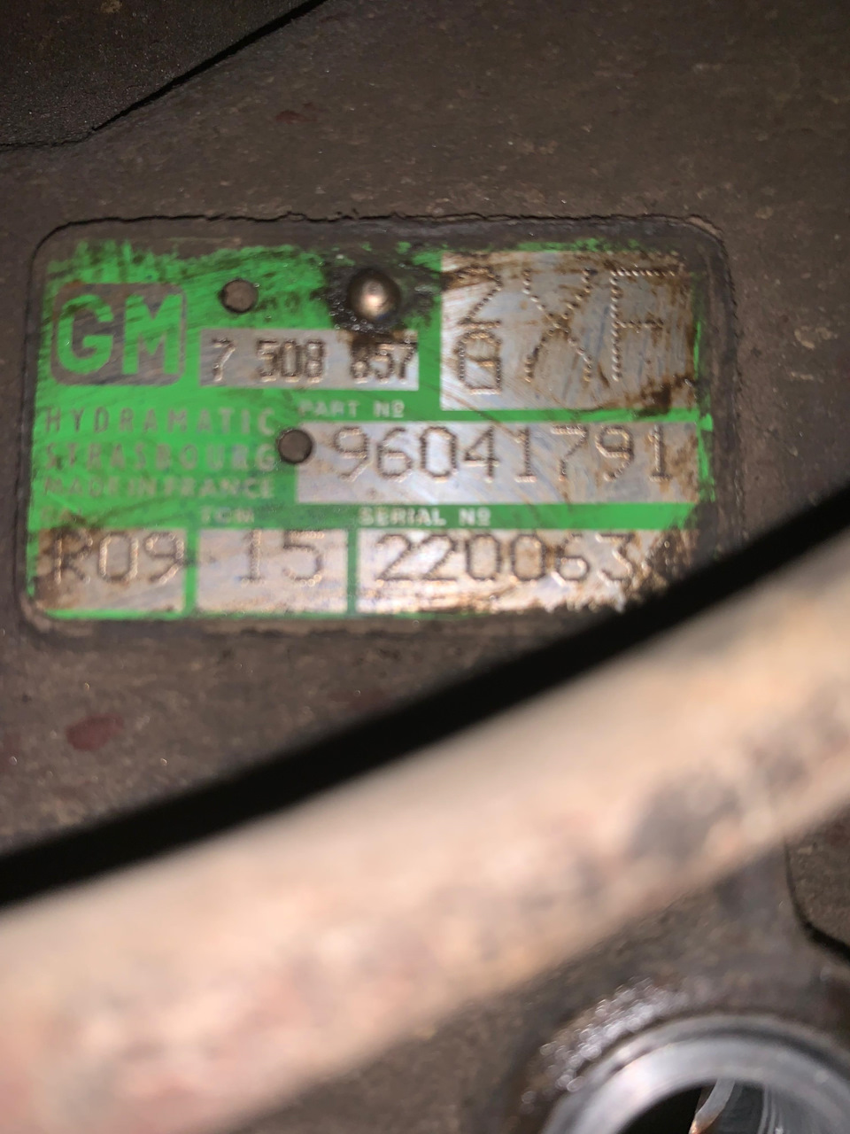 Photo from the logbook BMW X5 (E53)