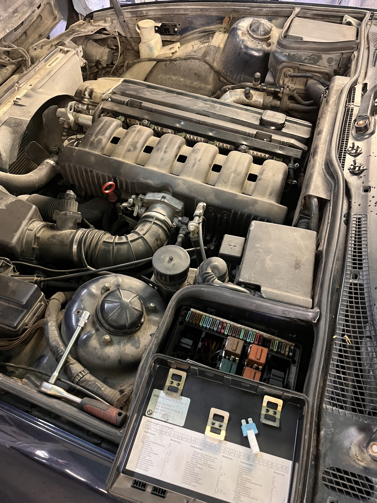 Прочистка инжектора — BMW 5 series (E34), 2,5 л, 1994 года | визит на ...