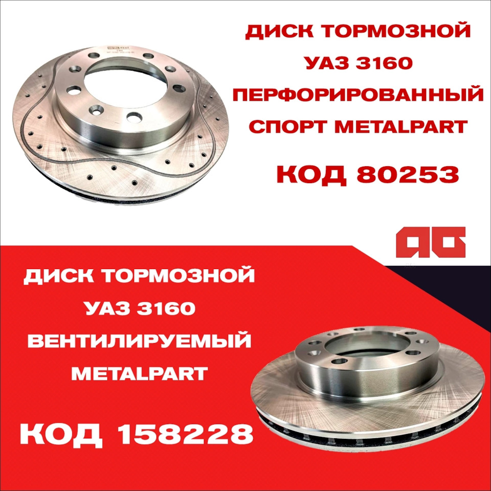 Диск тормозной УАЗ 3160 — Автогур73 на DRIVE2