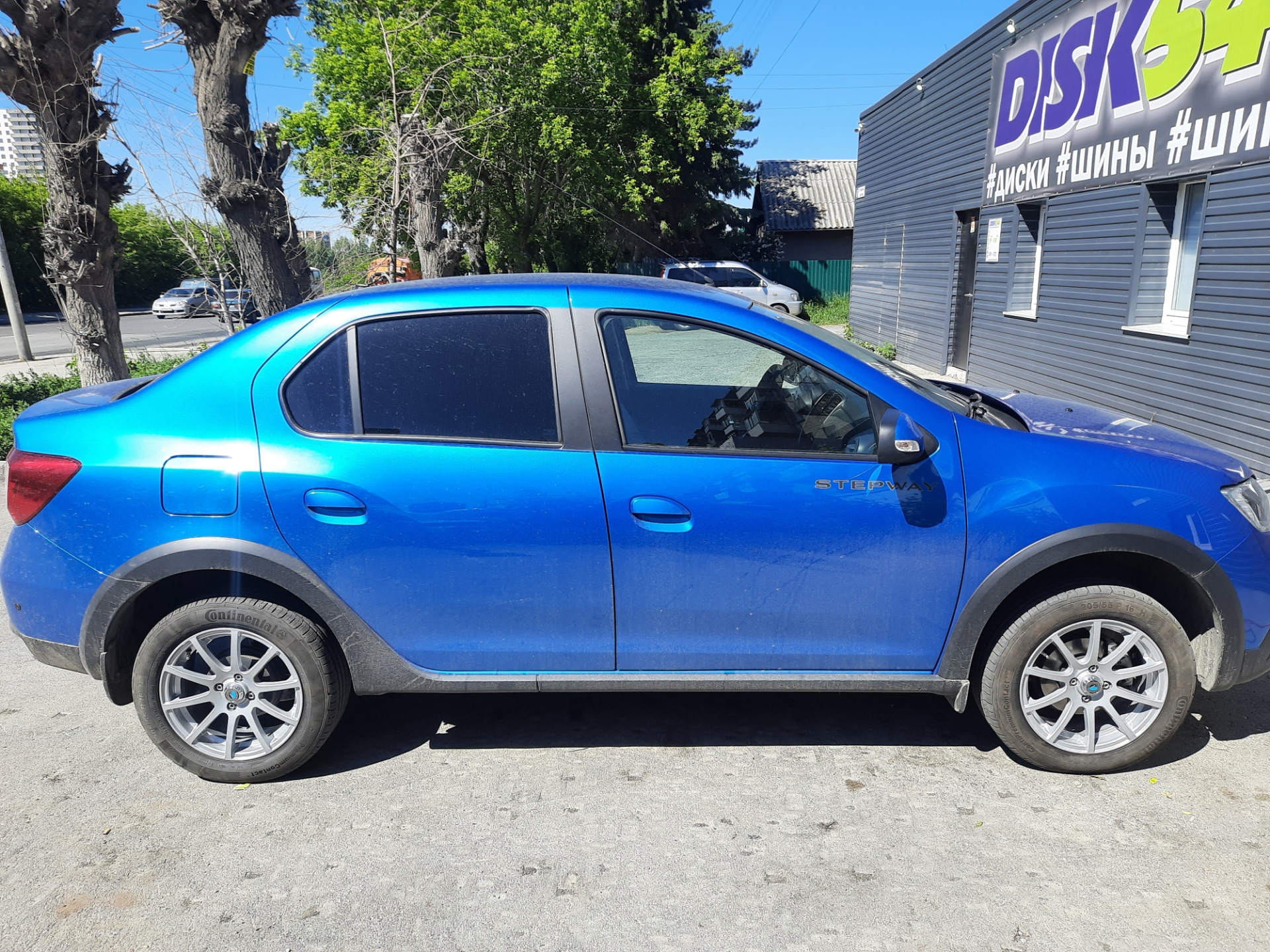 Новые литые диски — Renault Logan Stepway, 1,6 л, 2021 года | колёсные ...