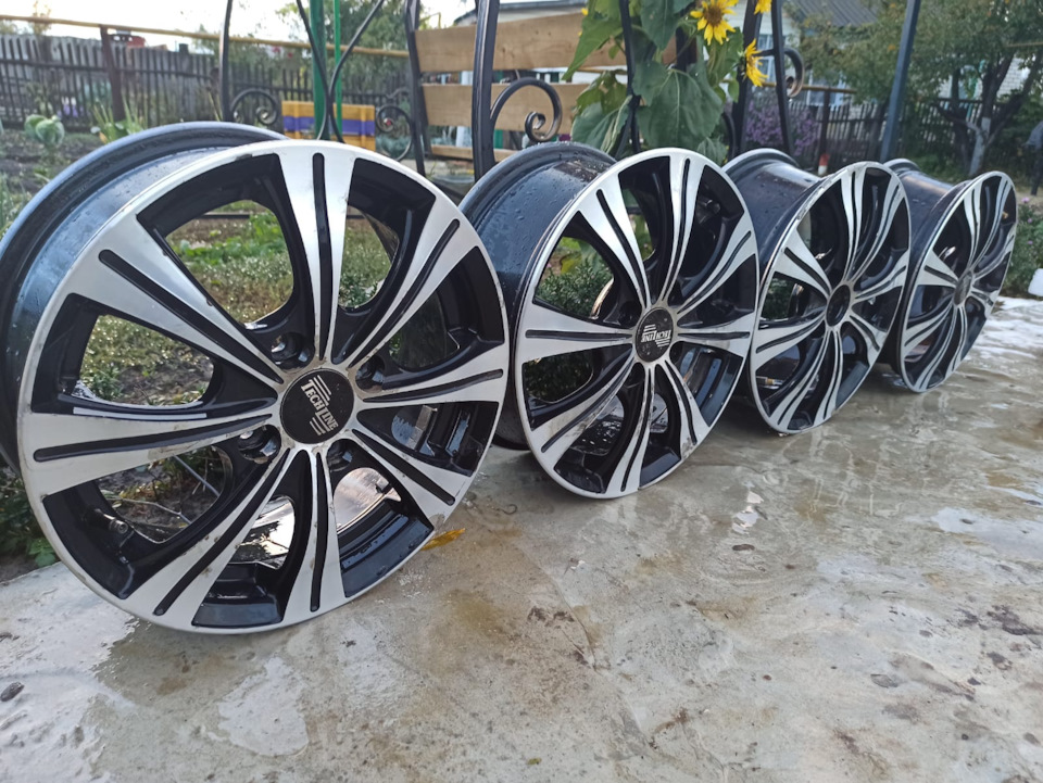 Литые диски R14 на зиму — Hyundai Accent (2G), 1,5 л, 2007 года ...