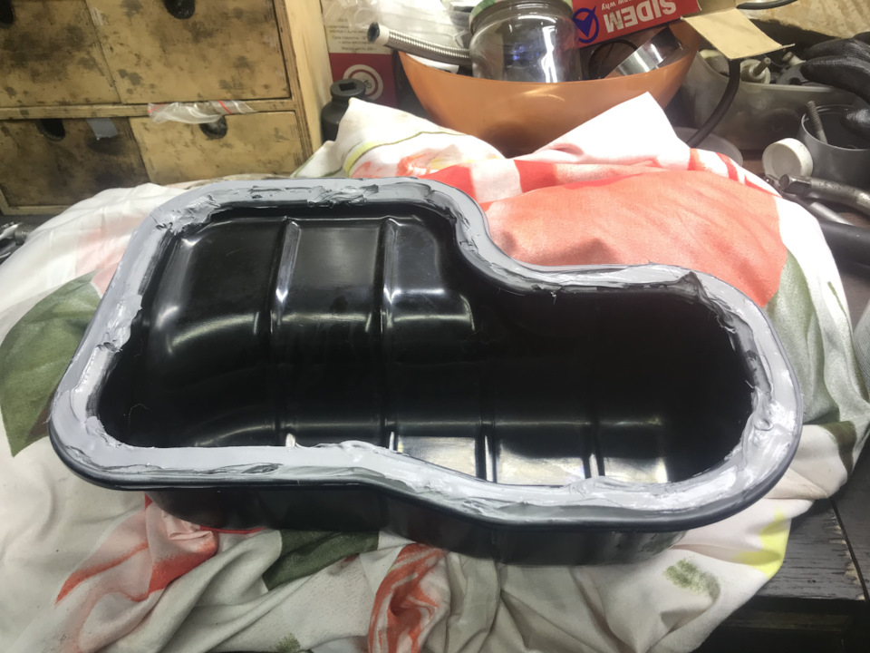 Ремонт потения. Поддона двигателя, течь масла — Nissan Pathfinder (3G ...