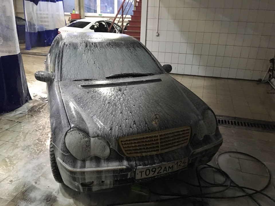 Плюсы и минусы жидкой резины — Mercedes-Benz C-class (W203), 2 л, 2002 ...