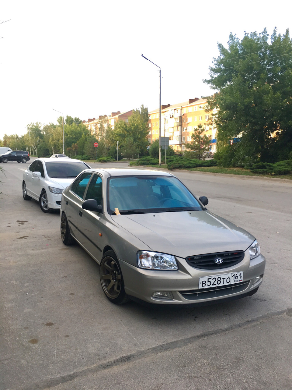 Новые колёса — Hyundai Accent (2G), 1,5 л, 2007 года | колёсные диски |  DRIVE2