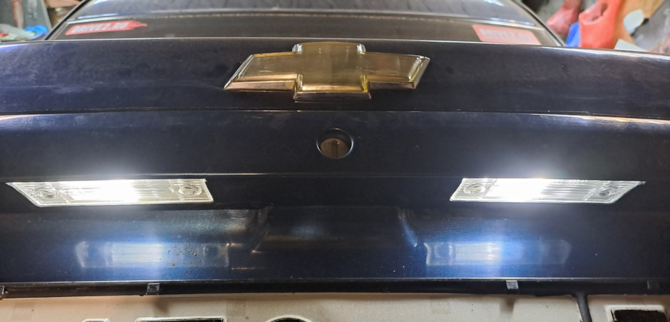 Подсветка номера от Шевроле Круз/ Орландо — Chevrolet Lacetti Sedan, 1 ...