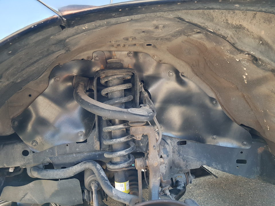 Защита моторного отсека — Toyota Land Cruiser Prado 120-series, 4 л ...