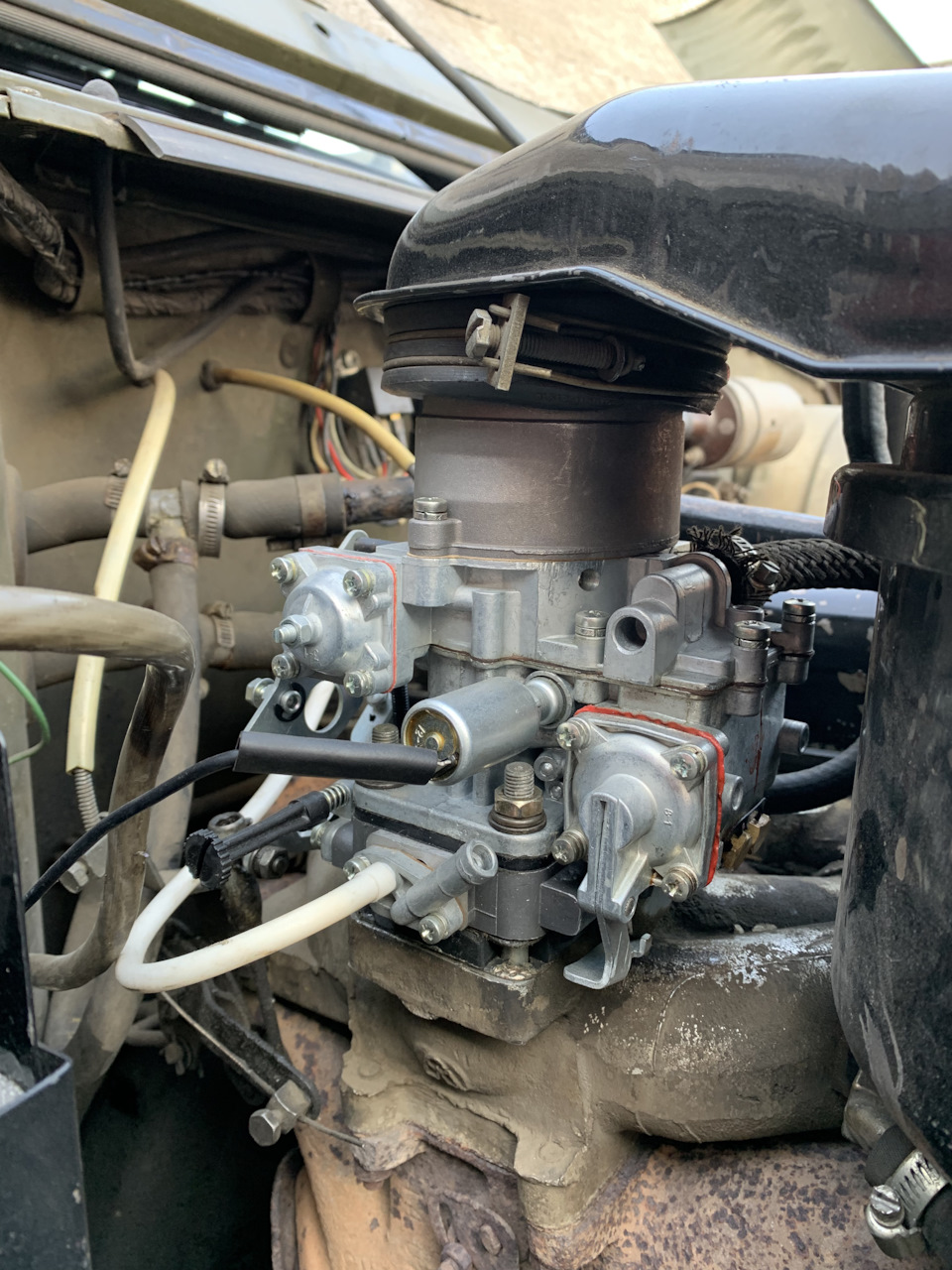 Карбюратор ДААЗ вместо К-151 — УАЗ 31512, 2,4 л, 1998 года | просто так ...