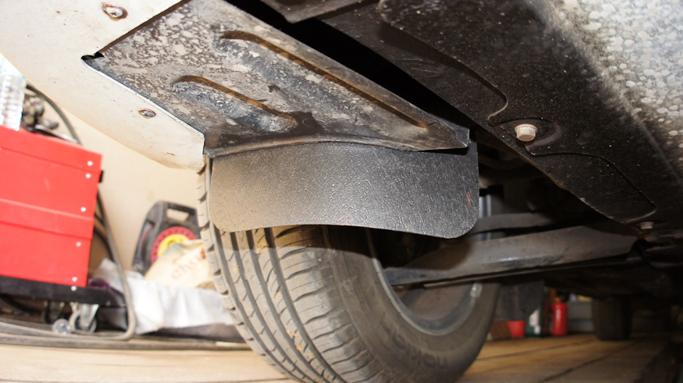 Новый правый щиток, вид спереди с ямы. — Lada Vesta SW (1G)