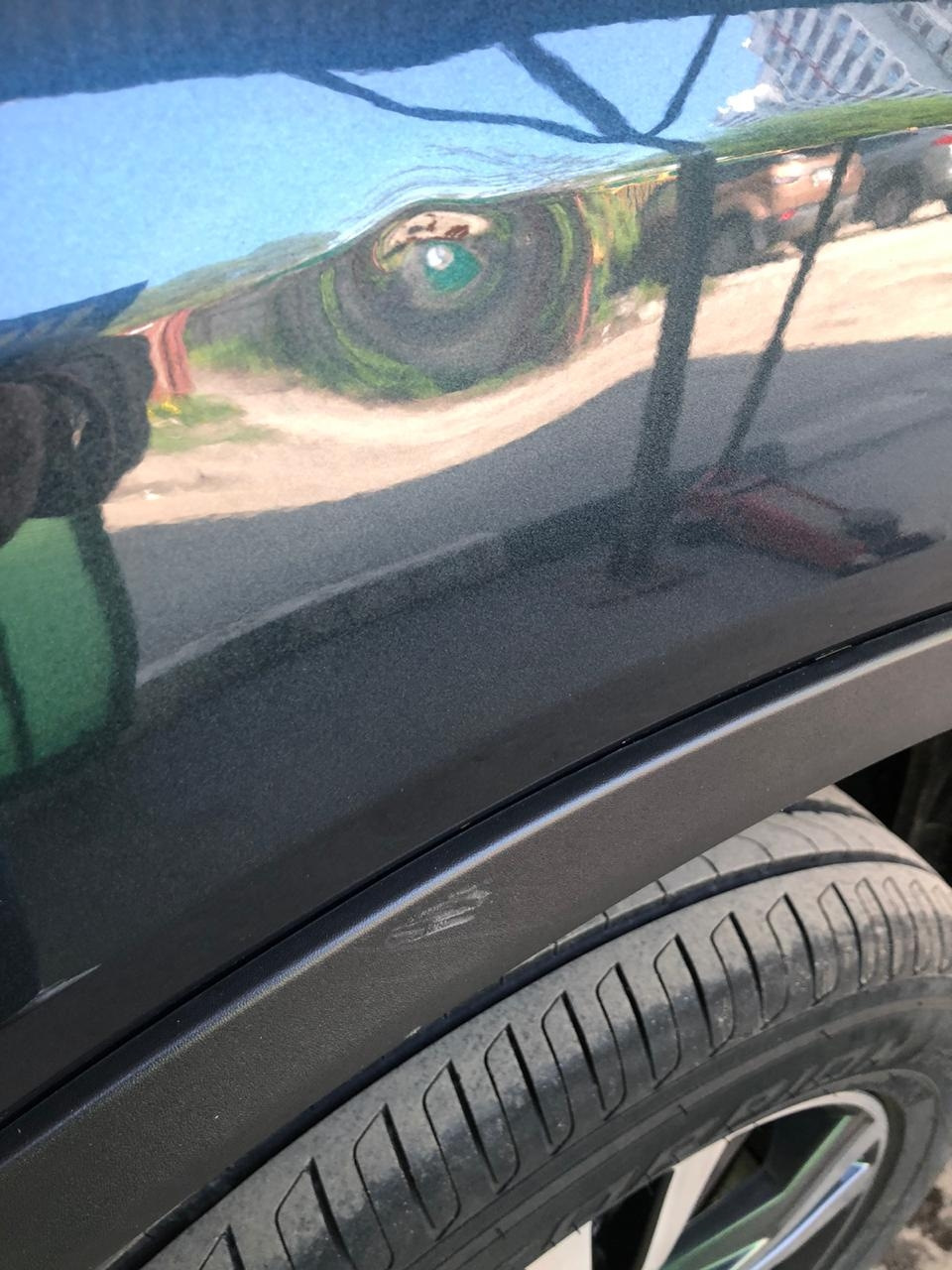 Первый ремонт (исправление вмятин без окраса) — Nissan X-Trail III (t32 ...