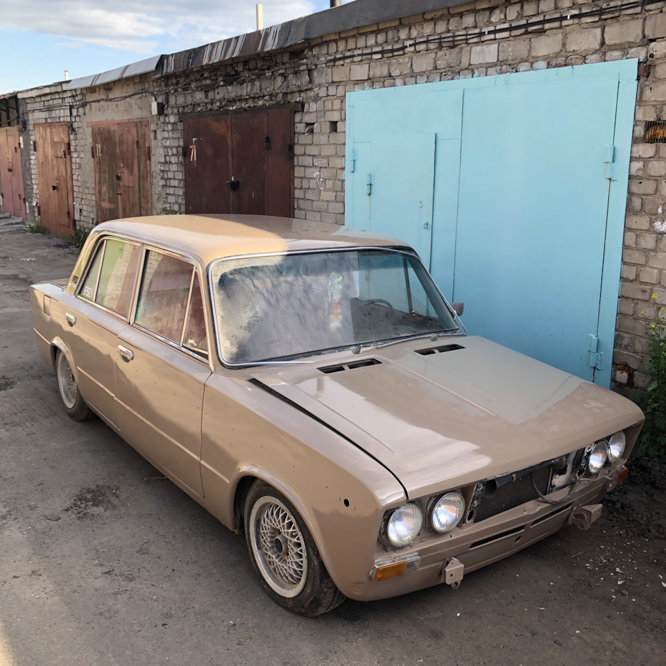 Кофе с молоком. Покраска. — Lada 21063, 1,5 л, 1986 года | стайлинг | DRIVE2