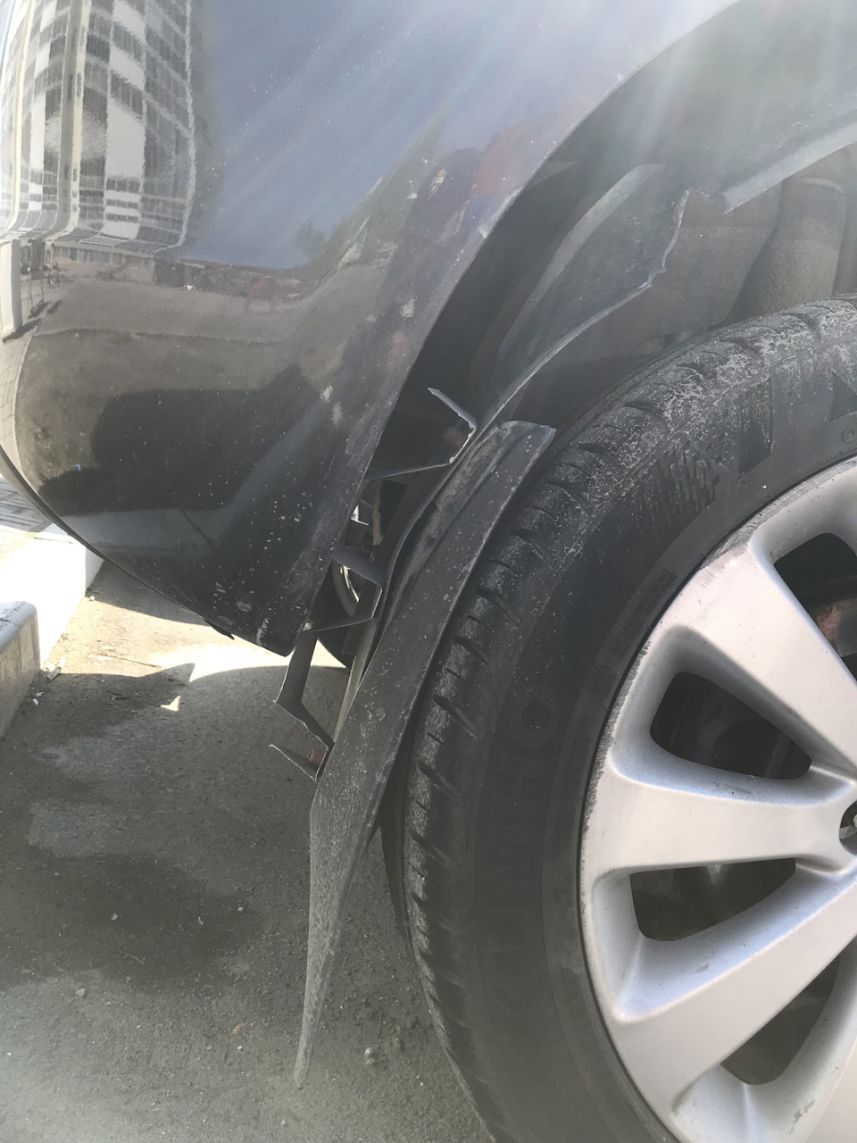 Ремонт заднего правого подкрылка — Opel Astra J, 1,4 л, 2011 года ...