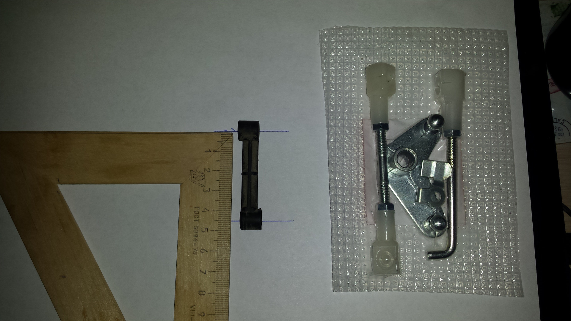 Тяга регулировки наклона фар ксенона — Renault Laguna III, 2 л, 2008 ...