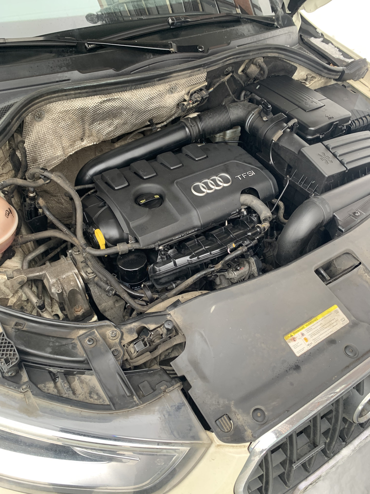Масложор 2.0 tfci - Audi Q3 (1G), 2 л, 2013 года визит на сервис DRIVE2