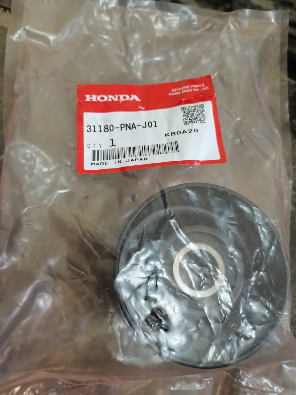 Замена ролика 31180pnaj01 — Honda Accord (7G), 2 л, 2007 года ...