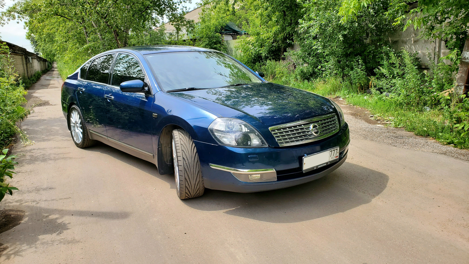 Nissan Teana (J31) 2.3 бензиновый 2007 | Синяя на DRIVE2