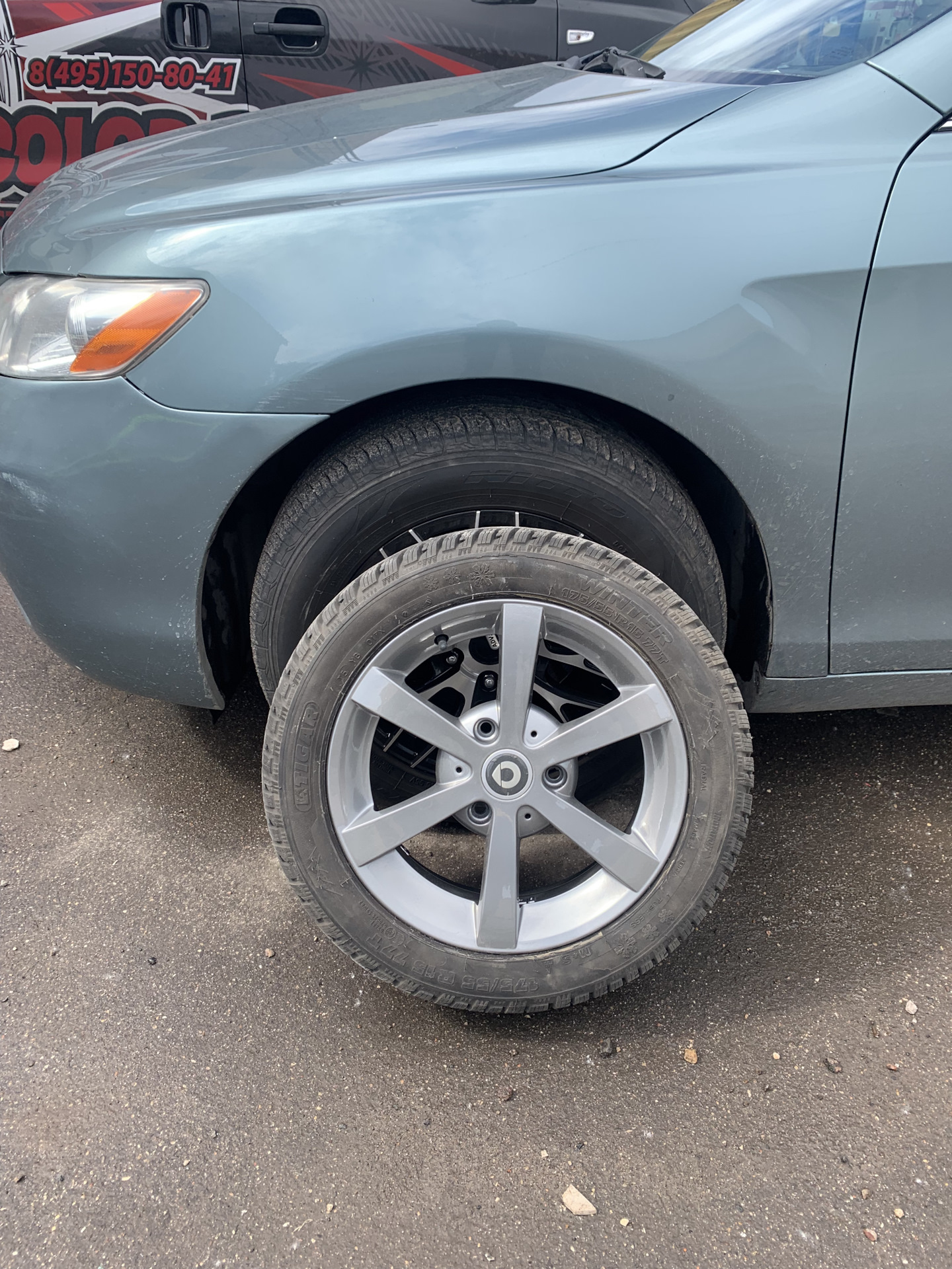Покраска родных дисков в светлый графит — Toyota Camry (XV40), 3,5 л ...