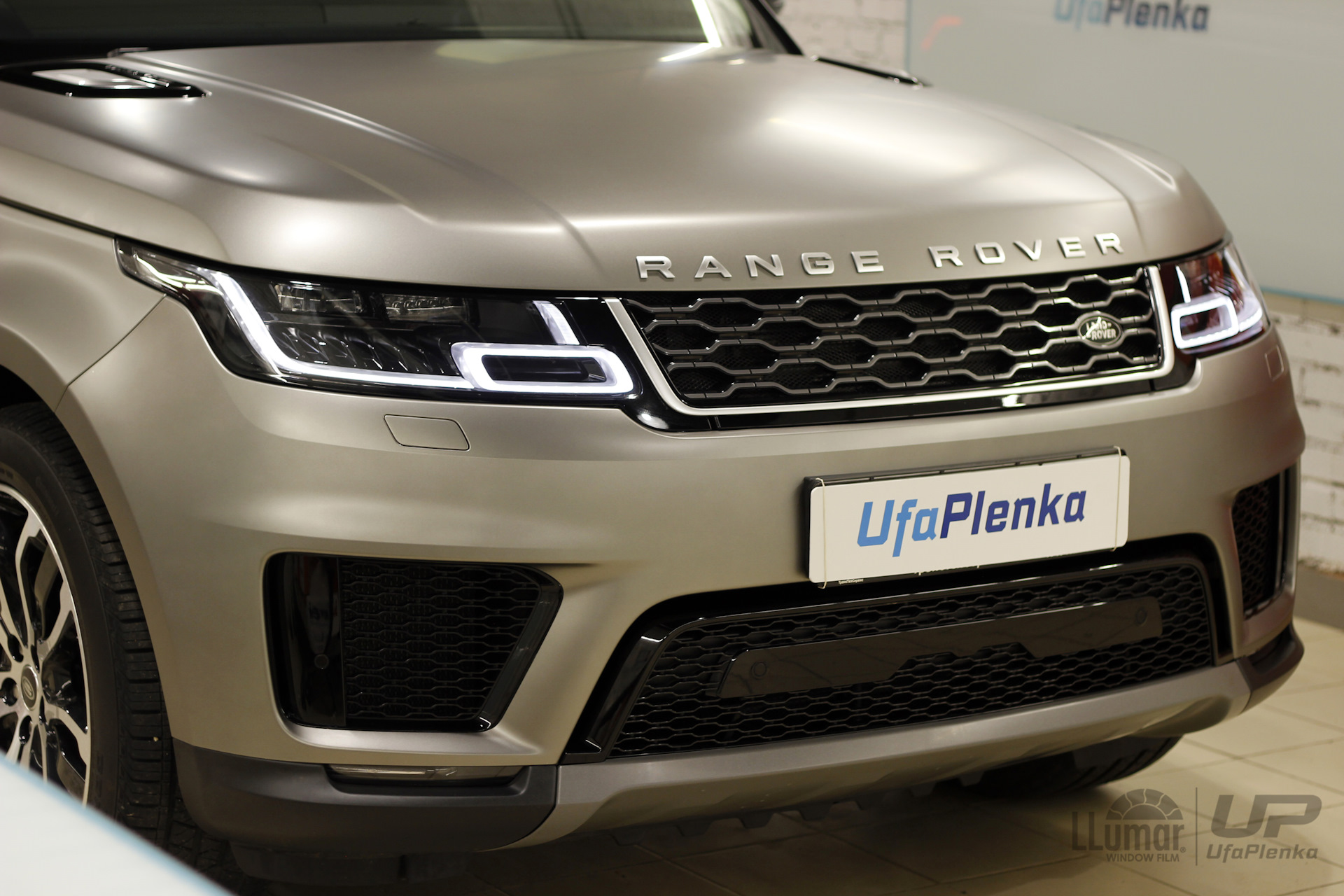 Матовая антигравийная пленка для RangeRover Sport — Уфа Плёнка на DRIVE2