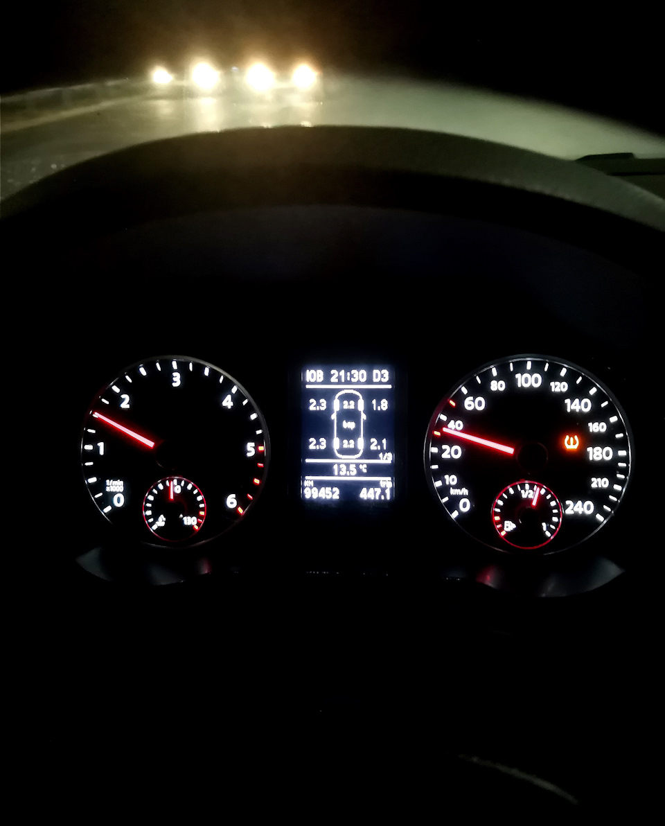 Доустановил датчики давления в шинах — Volkswagen Tiguan (1G), 2 л ...