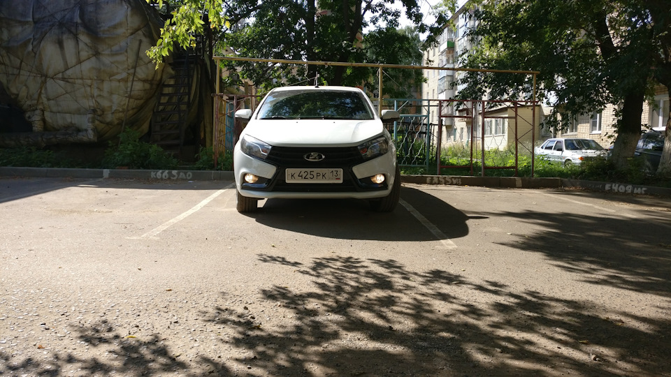 Туманки — Lada Vesta (1G), 1,6 л, 2017 года | электроника | DRIVE2