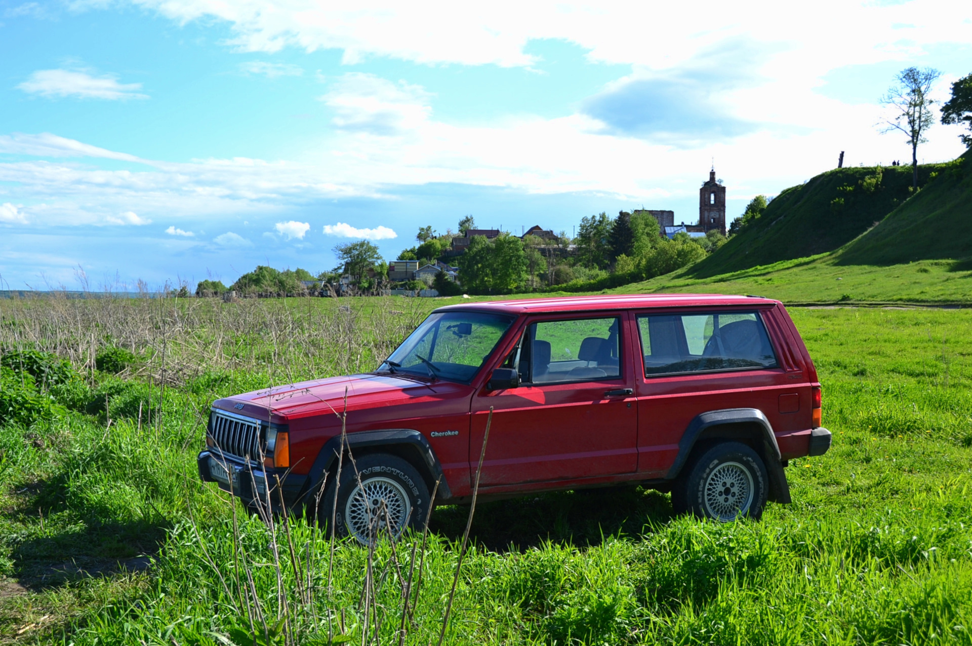 Свобода пахнет пылью — Jeep Cherokee (XJ), 2,5 л, 1992 года | просто так |  DRIVE2