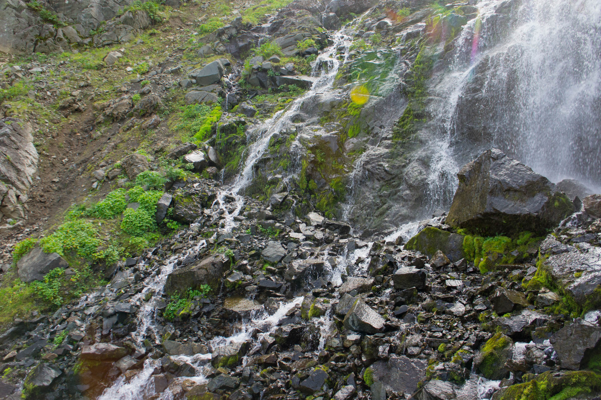 Водопад на ивановских Озерах Хакасия