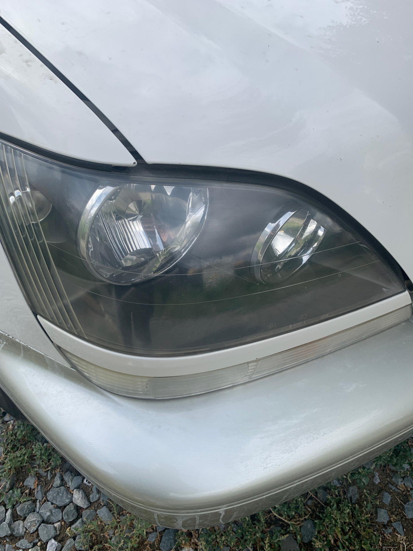 Фары 2 (бич полировка) — Toyota Harrier (1G), 2,2 л., 1998 года ...