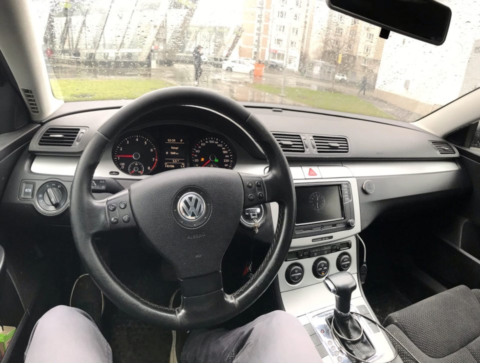 Установка мультируля пассат б6