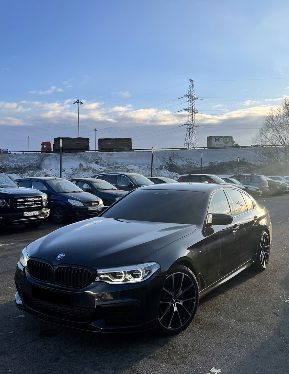 Передние тормозные диски и колодки. Биение. — BMW 5 series (G30), 3 л ...