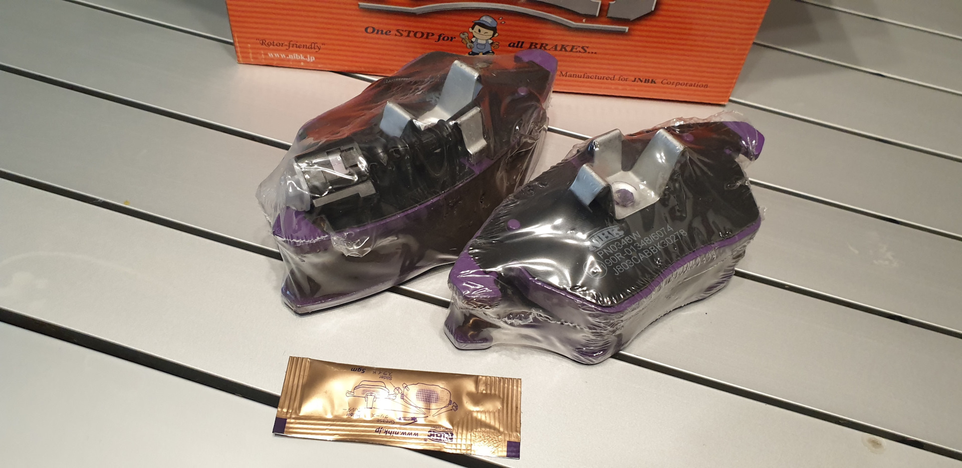 Потому-что фиолетовые… Тормозные колодки NiBK PN0550, NiBK PN0348W ...