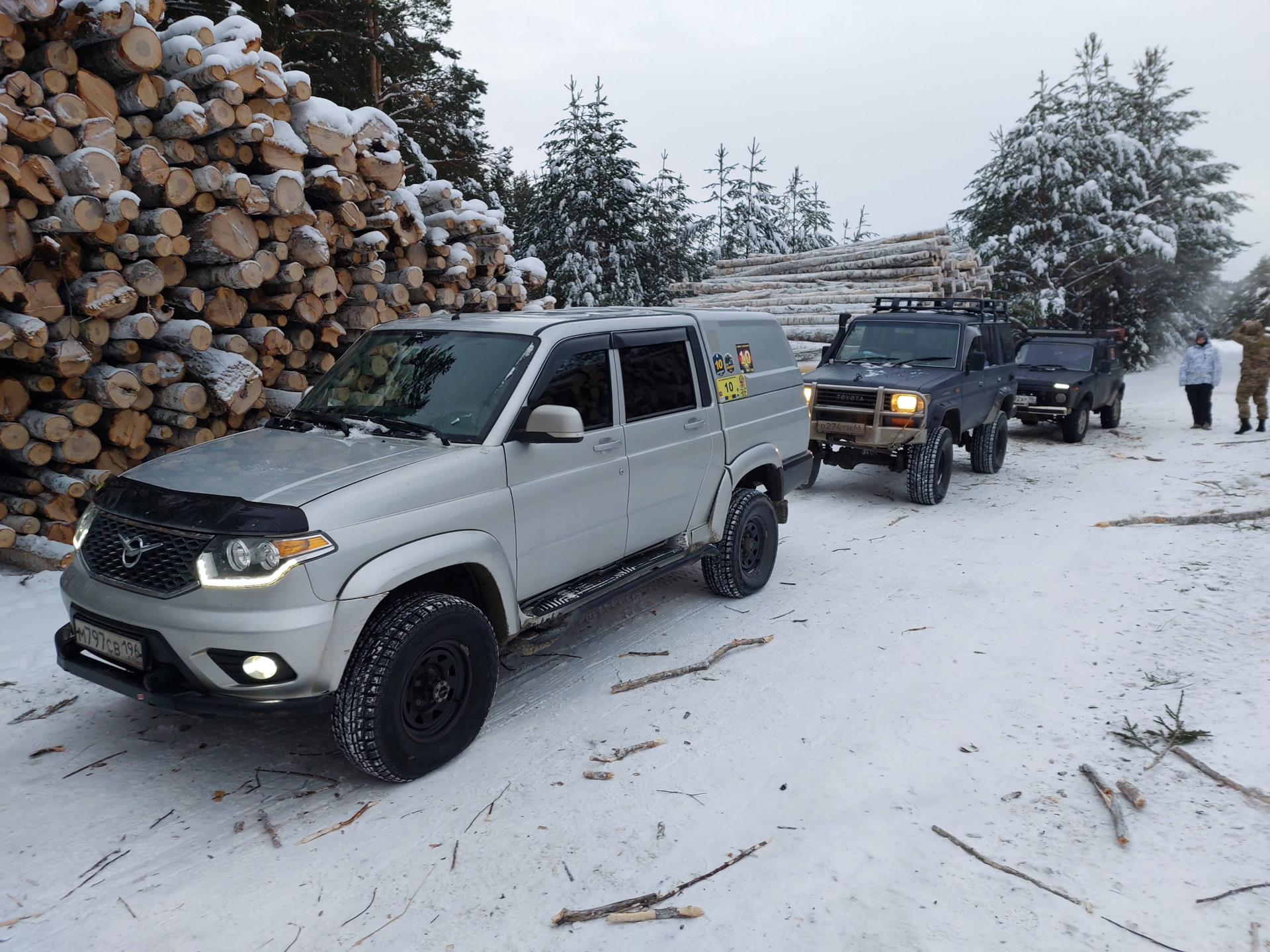 10 декабря 2022. Поездка на Соколий и попытка пробиться на Балабан. —  Toyota Land Cruiser Prado 70-series, 3 л, 1992 года | покатушки | DRIVE2