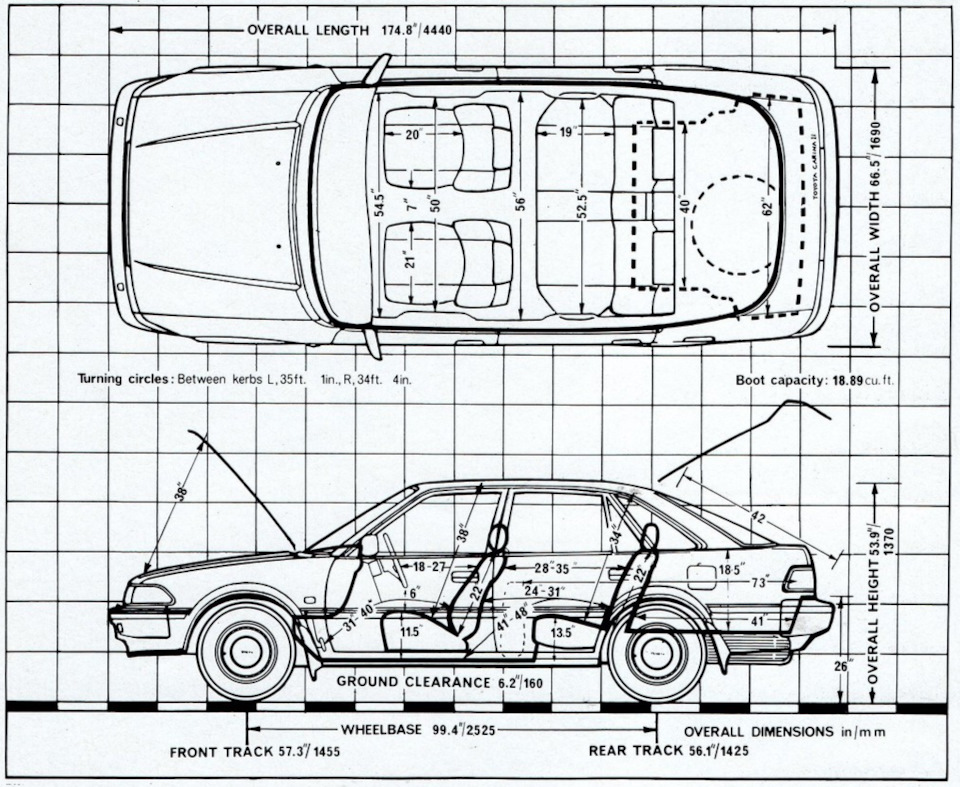 Размеры тойота. Тойота Карина 1997 габариты. Габариты Тойота Карина 1998. Toyota Carina чертеж. Тойота Кариб чертеж.